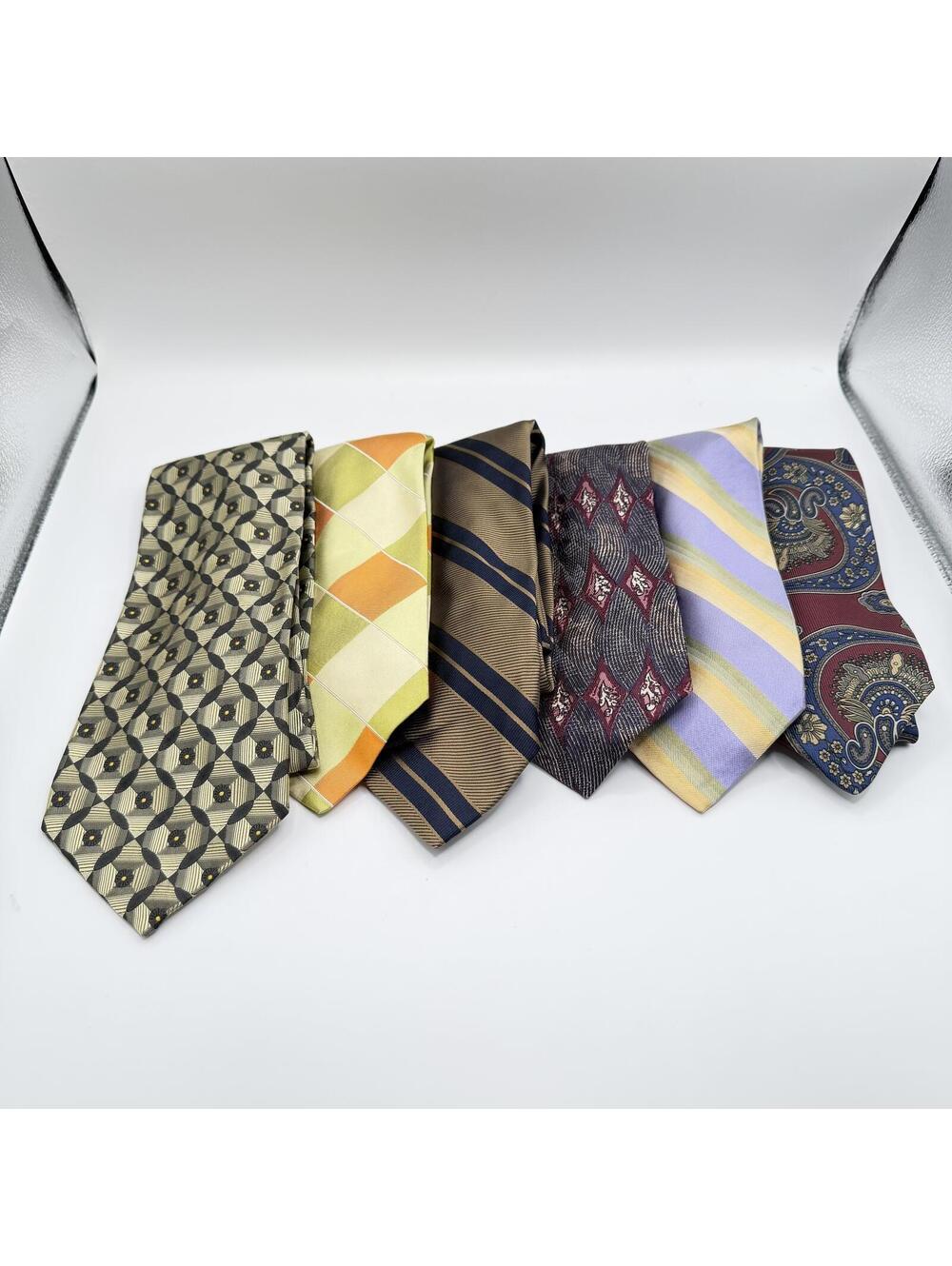 Robert Talbott Tie Men's Bundle Lot of 6 Silk